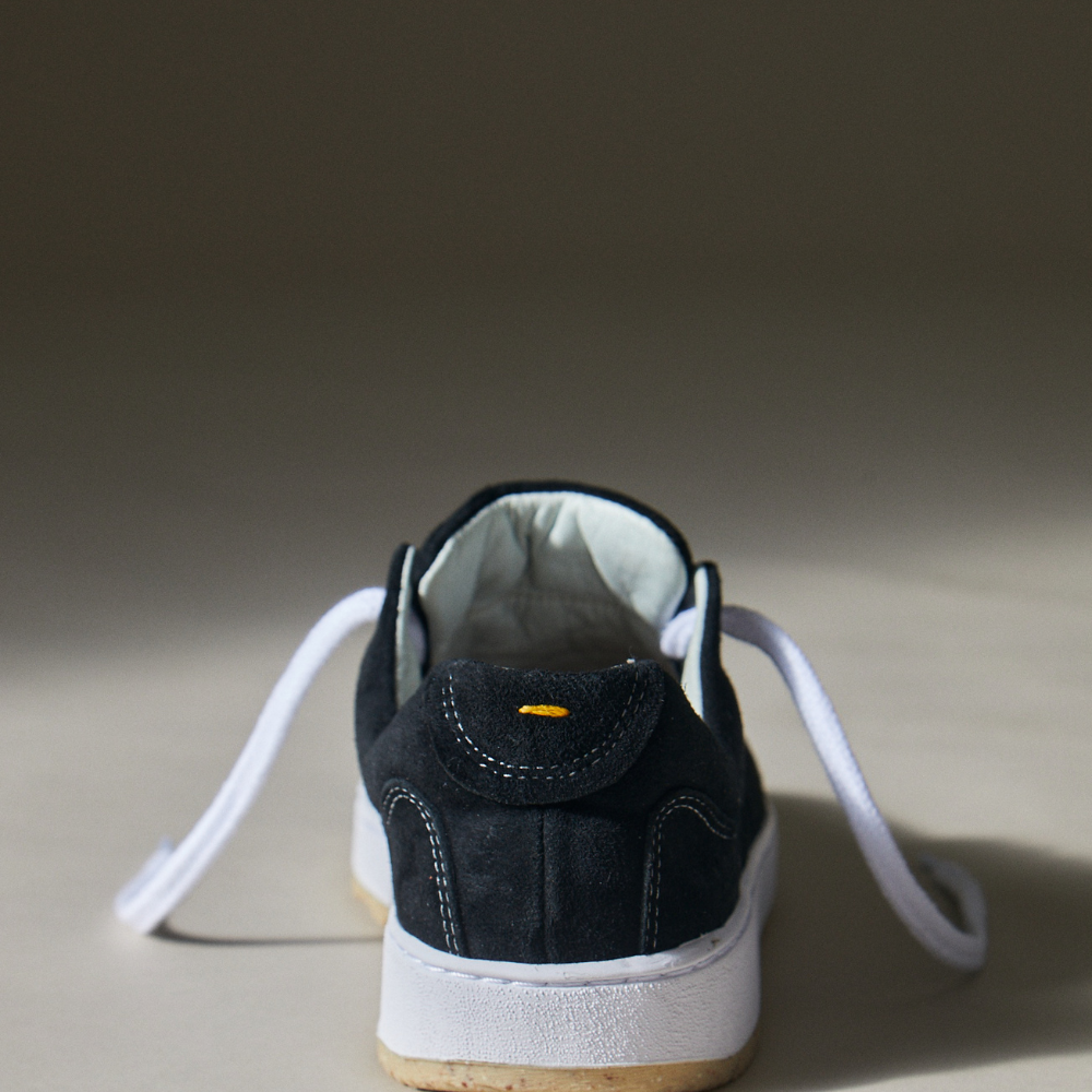 Chunky Black Suede