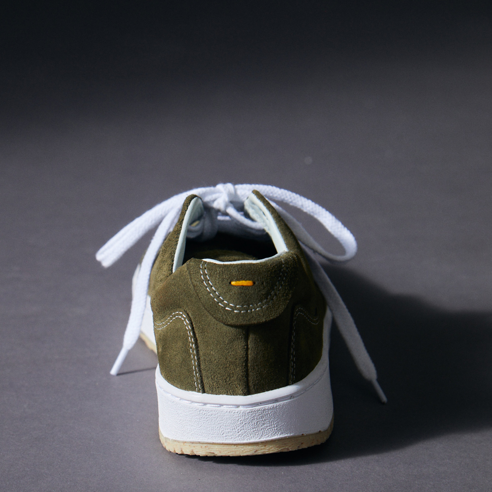 Chunky Green Suede