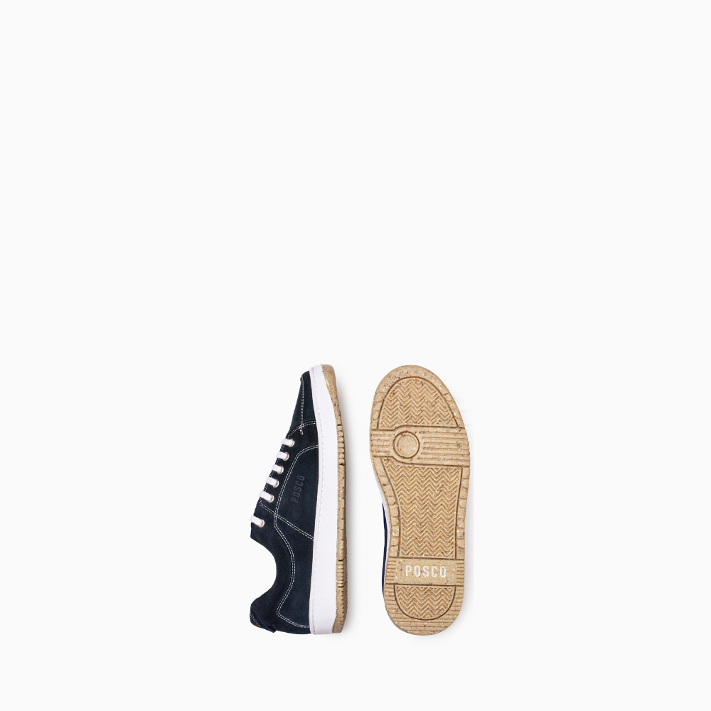 Chunky Blue Suede