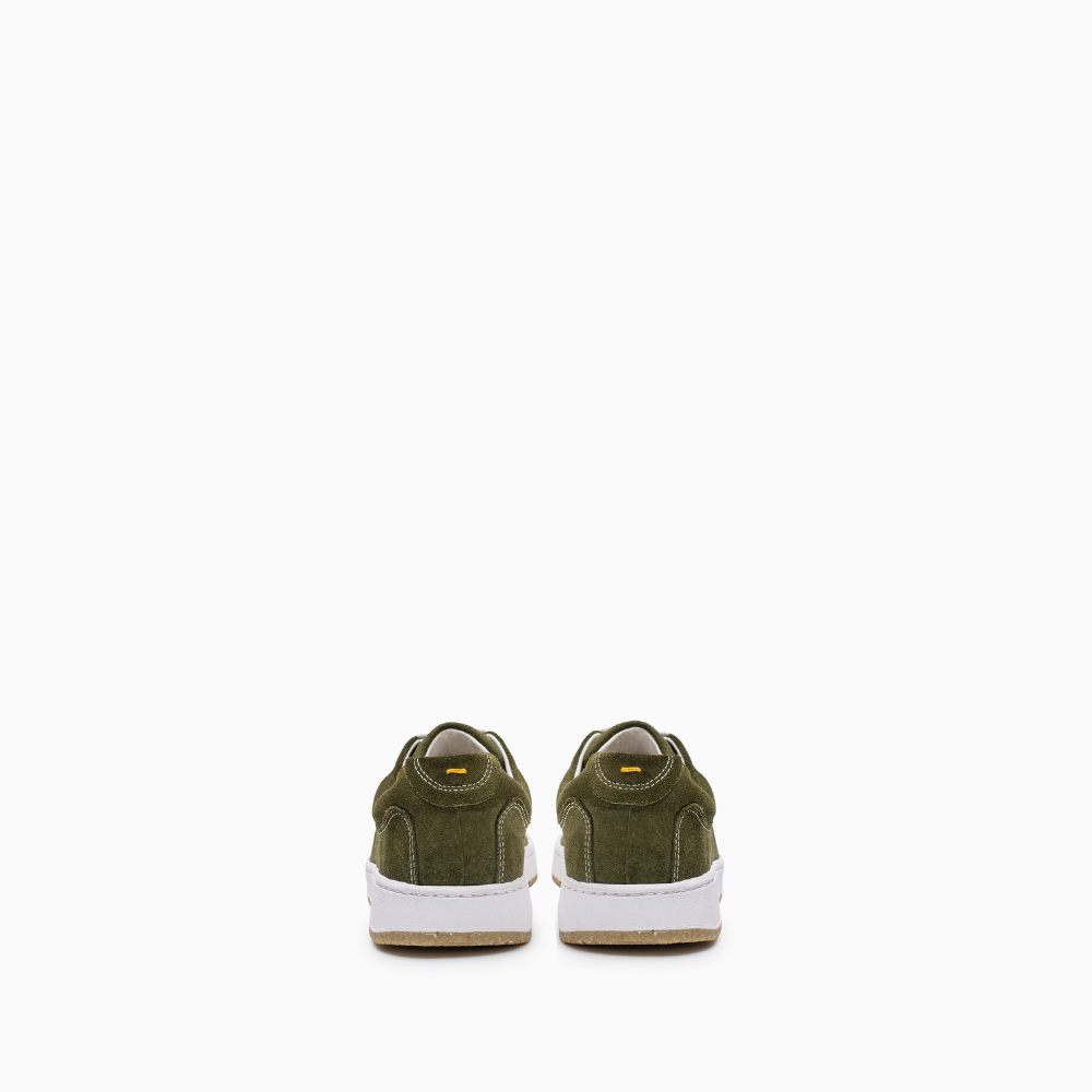 Chunky Green Suede