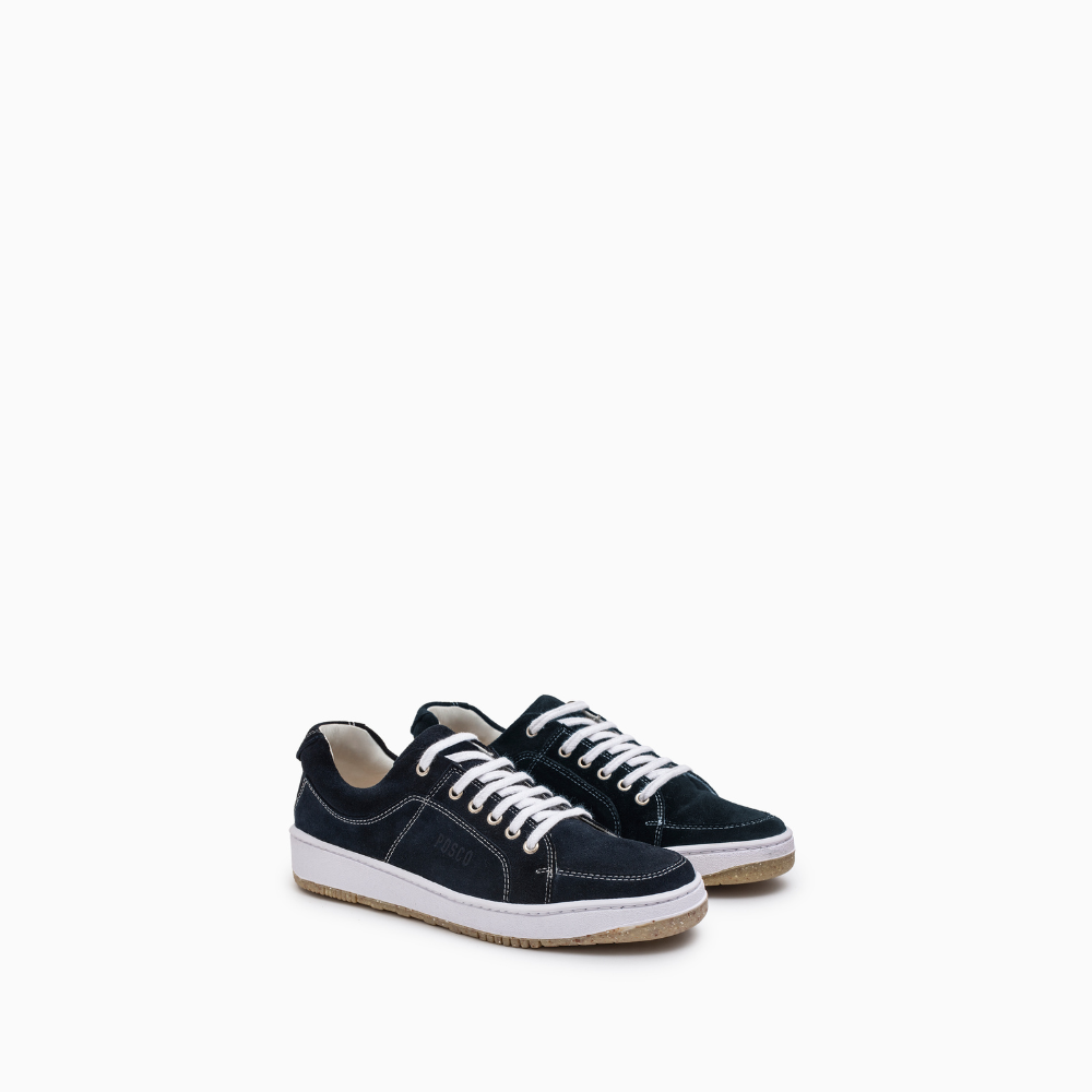 Chunky Blue Suede