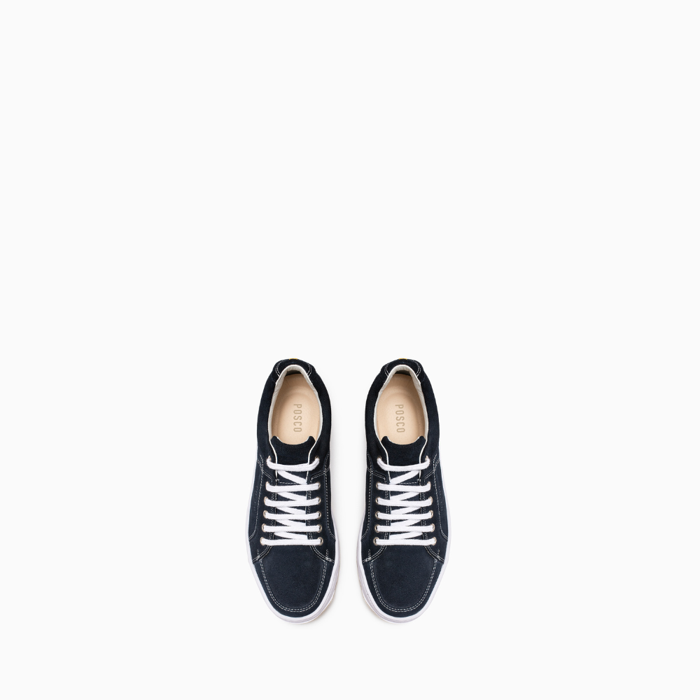Chunky Blue Suede