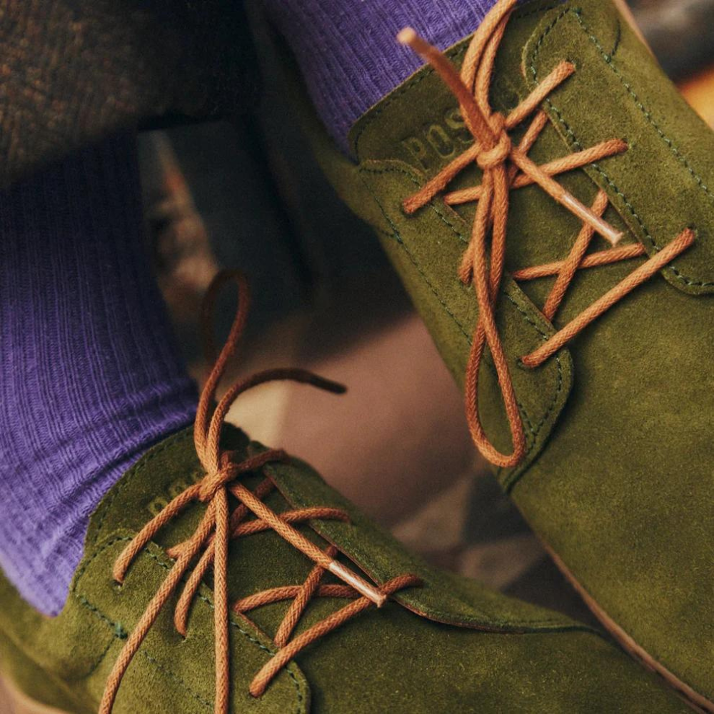 Abaco Fat Green Suede